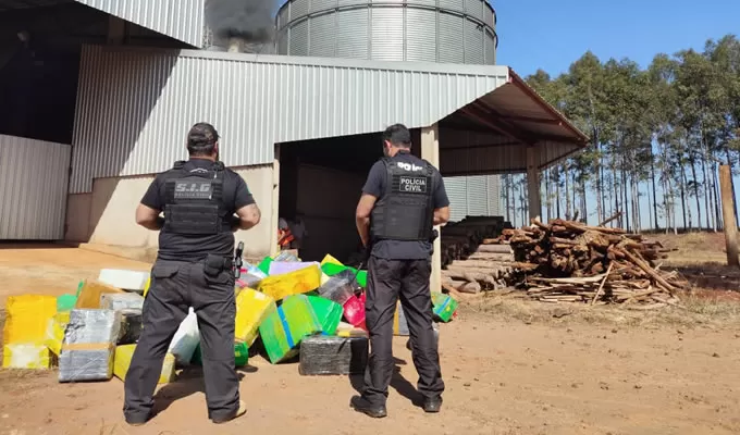 Polícia Civil incinera mais de 14 toneladas de drogas em Amambai