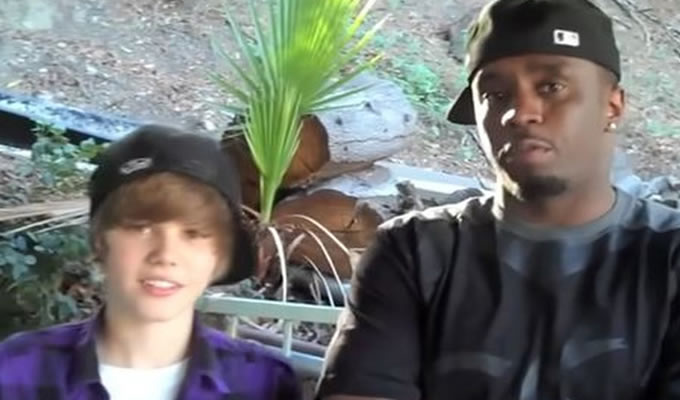 Vídeo antigo de Justin Bieber na mansão de P. Diddy preocupa os fãs