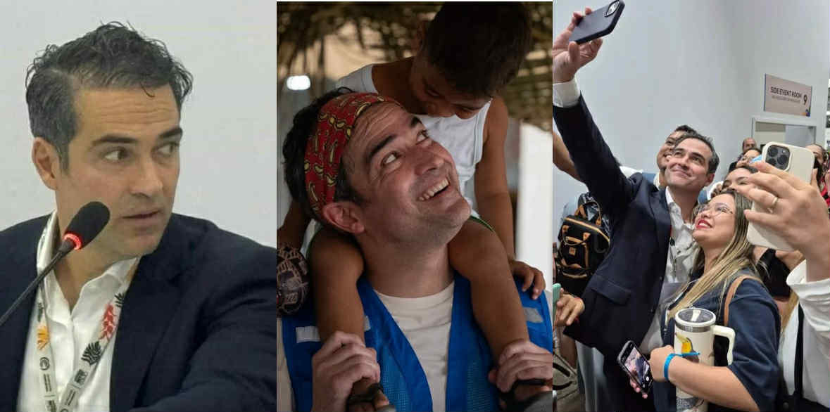 Na COP30, Alfonso Herrera reforça papel humanitário e é recepcionado calorosamente pelo público e fãs do RBD